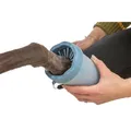 PAW CLEANER - kubek do czyszczenia łapek, silikon/plastik, niebieski S-M