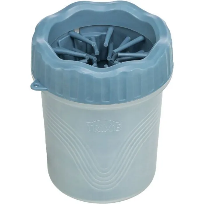 Główne zdjęcie produktu PAW CLEANER - kalíšek k čištění tlapek, silikon/plast, modrá S-M