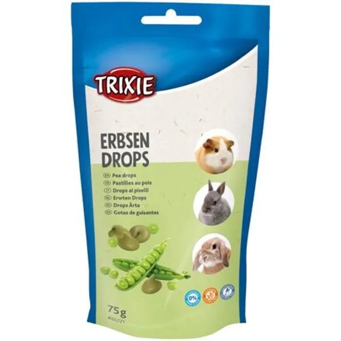 Główne zdjęcie produktu PEA DROPS - hráškové dropsy, pamlsek pro hlodavce, 75 g