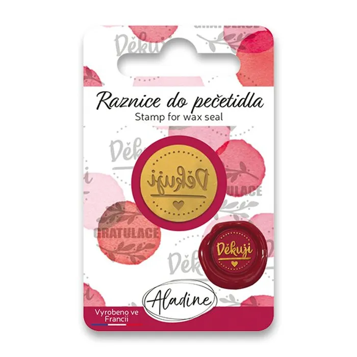 Główne zdjęcie produktu Pečetidlo Aladine děkuji