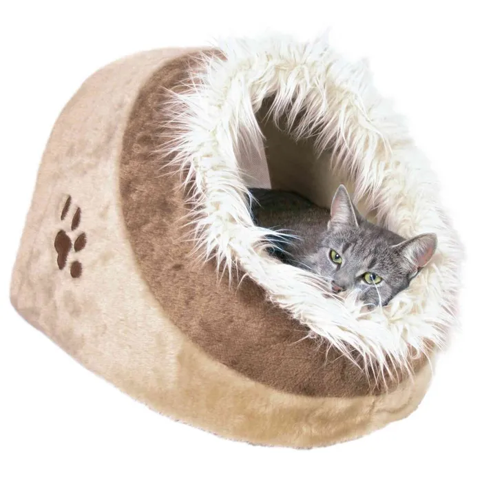 Główne zdjęcie produktu Pelíšek koule MINOU, béžová/hnědá 35 x 26 x 41cm