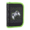 Następne zdjęcie produktu Piórnik 1 str. 2 klapki pusty Gamer