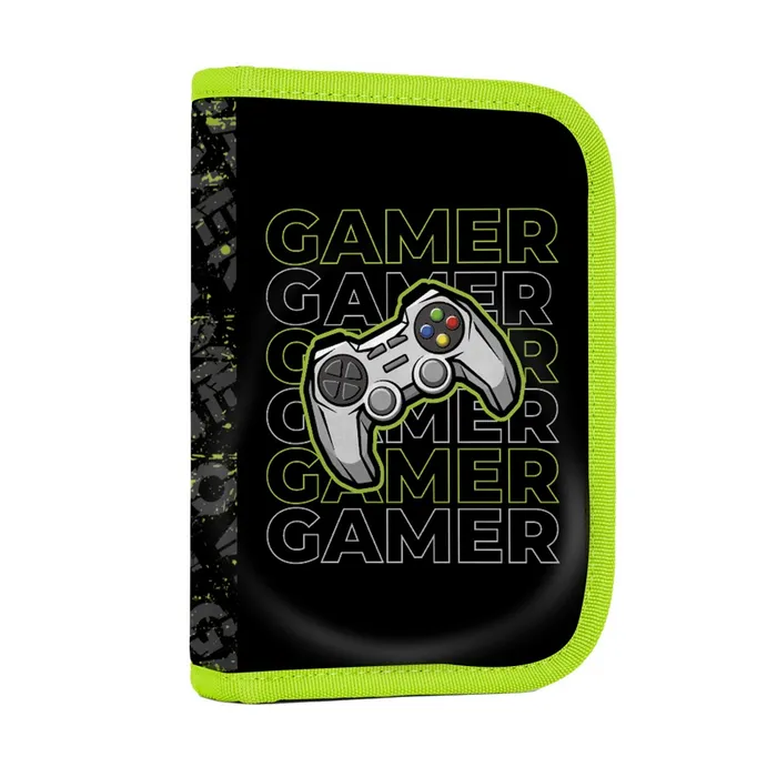 Główne zdjęcie produktu Penál 1 p. 2 chlopně, prázdný Gamer