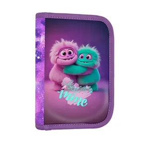 Piórnik 1 str. 2 klapy pusty Monster