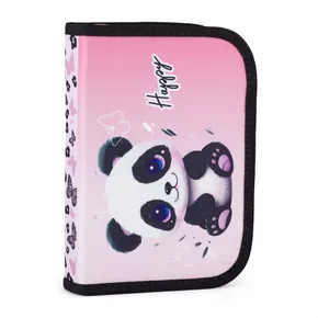 Piórnik 1 str. 2 klapki pusty Panda