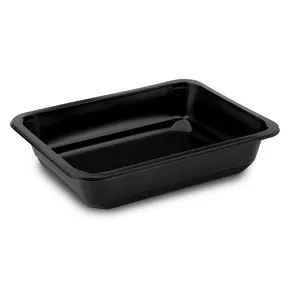 Pojemnik do zgrzewu (PP) niedzielony czarny 227 x 178 x 50 mm [50 szt]