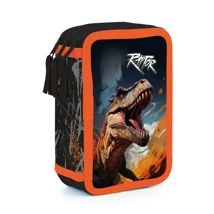 Główne zdjęcie produktu Penál 3 p. prázdný Dino