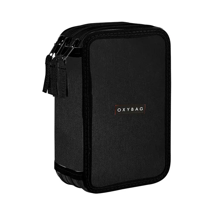 Główne zdjęcie produktu Penál 3 p. prázdný UNICOLOR black