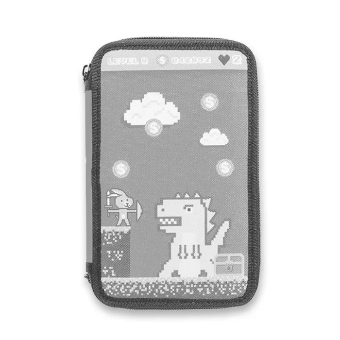 Główne zdjęcie produktu Penál Carioca Pixel 2patrový, vybavený, mix motivů