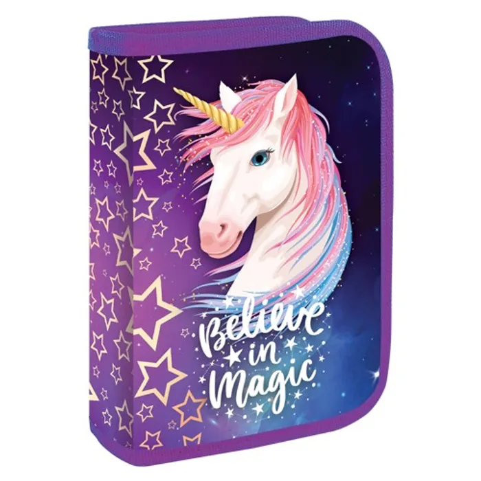 Główne zdjęcie produktu Penál plátěný plný 31 dílný - Serie 5 - Believe in Magic