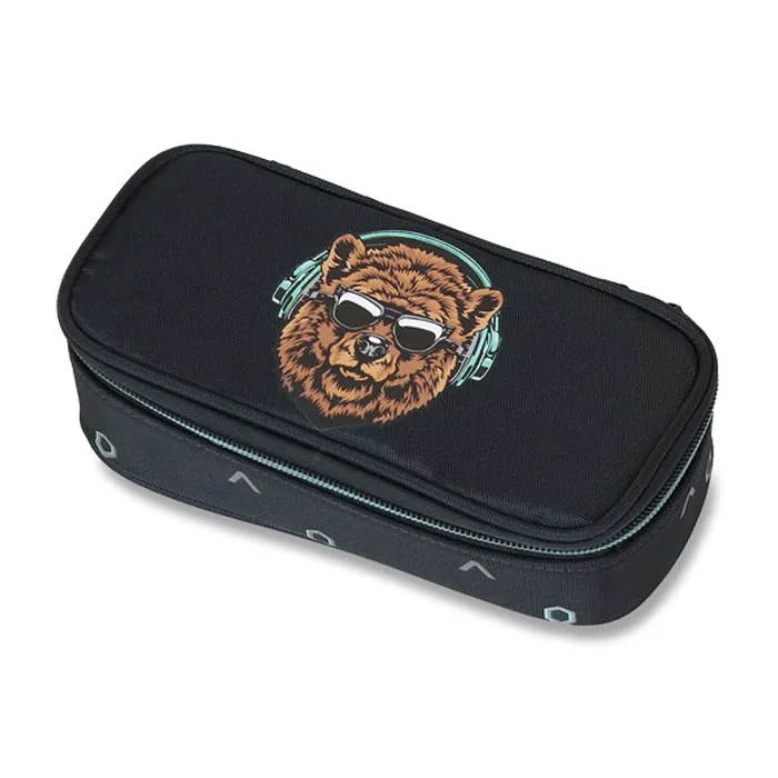 Główne zdjęcie produktu Penál WALKER Fame Bear Buddy Dark Grey