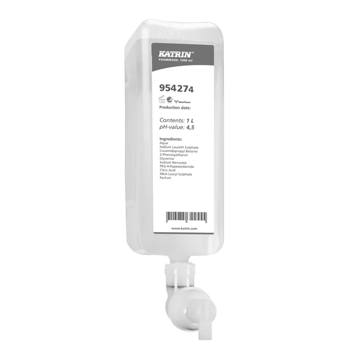Główne zdjęcie produktu Pěnové mýdlo KATRIN Foamwash, 1000 ml