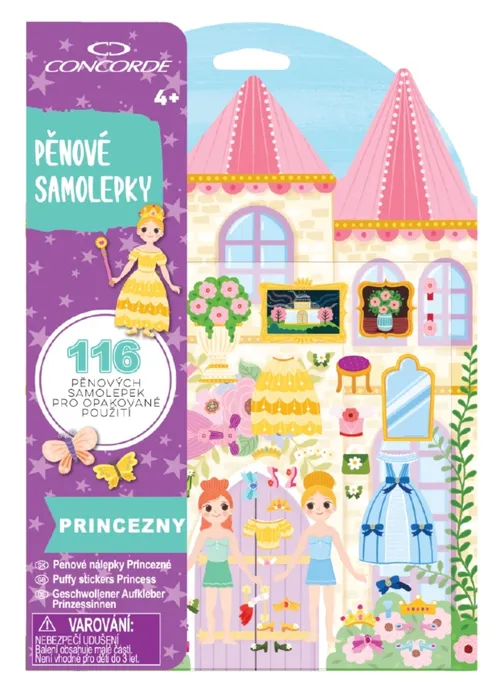 Główne zdjęcie produktu Pěnové samolepky CONCORDE Princezny