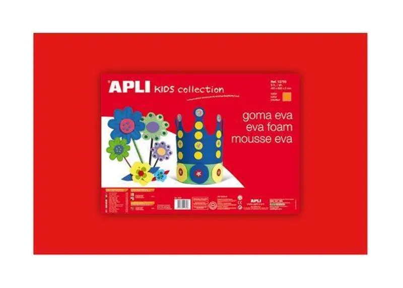 Główne zdjęcie produktu Pěnovka, 400x600 mm, červená, APLI "Eva sheets"