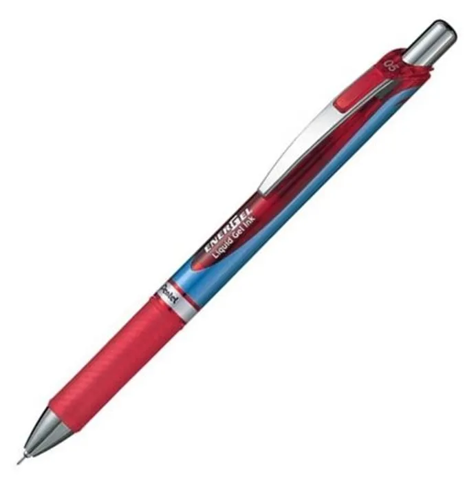 Główne zdjęcie produktu Pentel EnerGel BLN75 Gelový roller 0,5 mm - červený