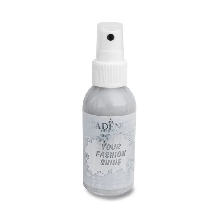 Główne zdjęcie produktu Perleťová barva na tmavý textil 100 ml, stříbrná