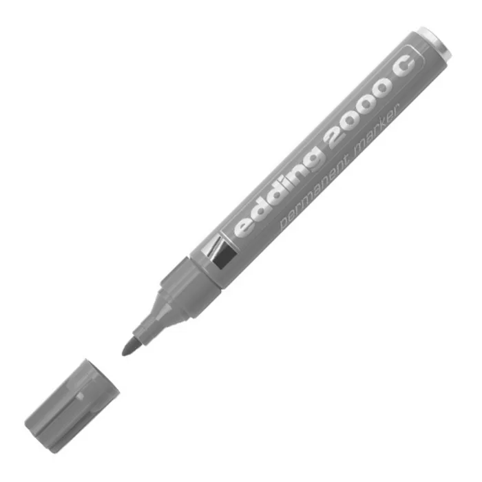 Główne zdjęcie produktu Permanentní popisovač "2000", červená, 1,5-3mm, kuželový hrot, EDDING