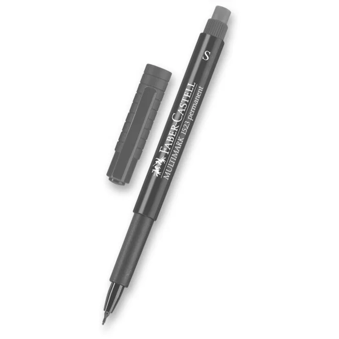 Główne zdjęcie produktu Permanentní popisovač Faber-Castell 1523 S modrý