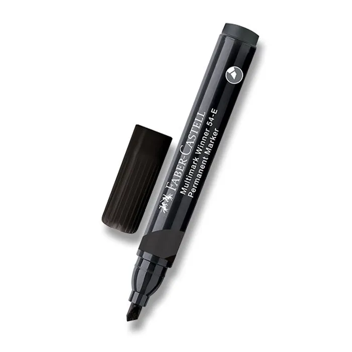 Główne zdjęcie produktu Permanentní popisovač Faber-Castell Winner 54-E černý