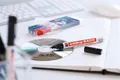 Marker permanentny na CD/DVD 8400, niebieski, 0,5-1mm, EDDING