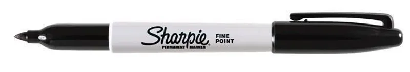 Główne zdjęcie produktu Permanentní popisovač Sharpie černý