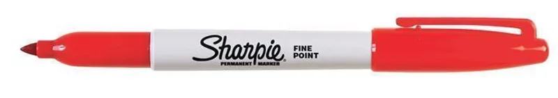 Główne zdjęcie produktu Permanentní popisovač Sharpie červený