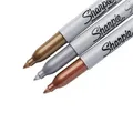 Następne zdjęcie produktu Marker permanentny Sharpie Fine zestaw 3 sztuk, metaliczne kolory