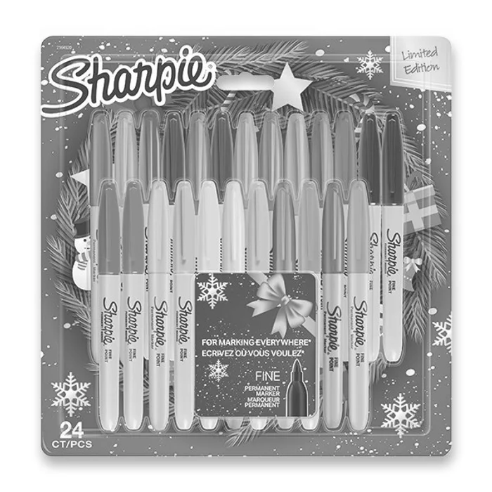 Główne zdjęcie produktu Permanentní popisovač Sharpie LE sada 24 barev