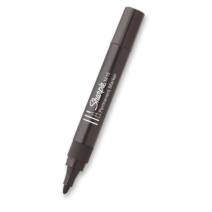Główne zdjęcie produktu Permanentní popisovač Sharpie Marker M15 černý