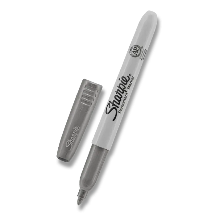 Główne zdjęcie produktu Permanentní popisovač Sharpie Metallic stříbrný