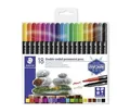 Następne zdjęcie produktu Zestaw markerów permanentnych "Twin-tip", 18 kolorów, 0,4/2,0 mm, dwustronny, STAEDTLER