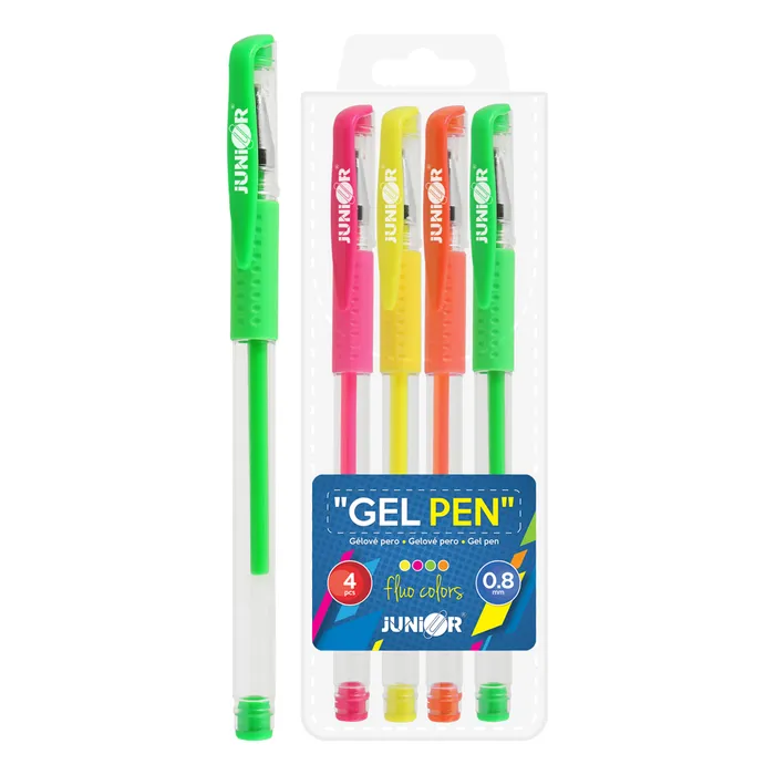Główne zdjęcie produktu Pero gelové sada 4ks neon