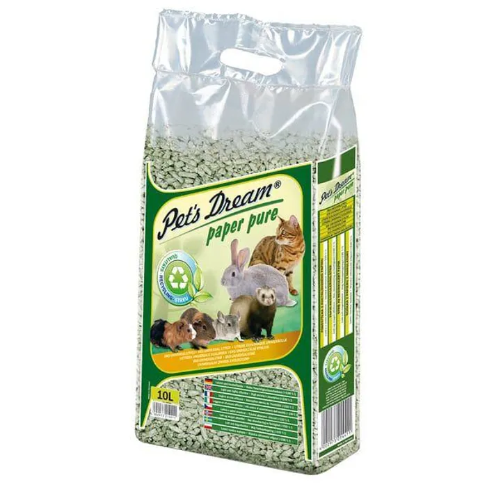 Główne zdjęcie produktu Pets dream - PAPER PUR papírová podestýlka 10 l (4,3 kg)