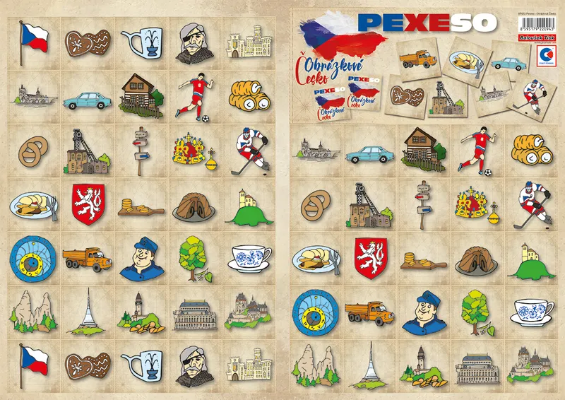 Główne zdjęcie produktu Pexeso Obrázkové Česko