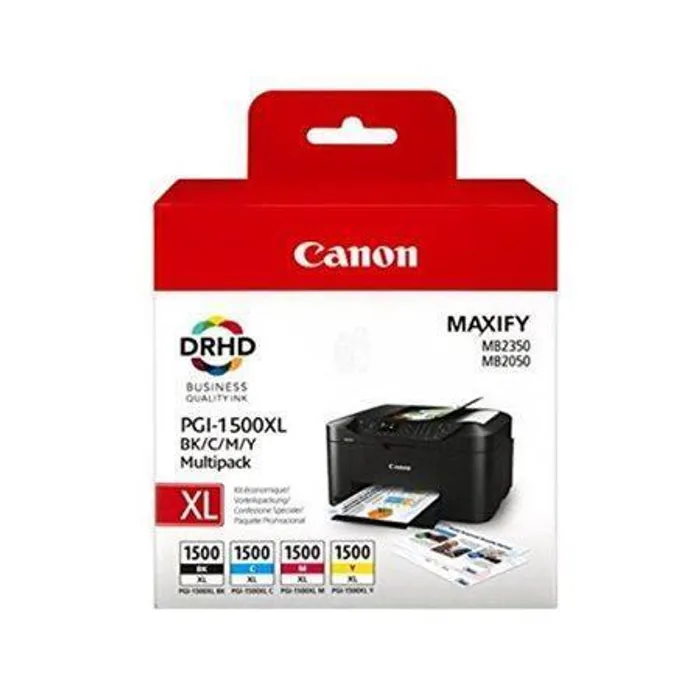 Główne zdjęcie produktu PGI-1500XLKIT Inkjet cart. multipack pro Maxify MB2350 tiskárnu, CANON b+c+m+y, 34ml+3*12m