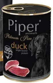 PIPER PLATINUM PURE czysta kaczka, konserwowa dla psów 400 g