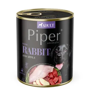 PIPER z królikiem, konserwa dla psów 800g