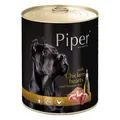 Następne zdjęcie produktu PIPER z sercami kurczaka i brązowym ryżem, konserwa dla psów 800g