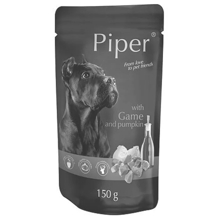 Główne zdjęcie produktu PIPER se zvěřinou a dýní, kapsička pro psy 150 g