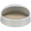 Następne zdjęcie produktu Wanienka piaskowa dla 8-latków/chomików, ceramiczna, 20x10x16 cm, szara