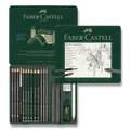 Specyfikacja Pitt Monochrome Graphite. komplet, talerz. pudełko 19 Faber Castell 112973