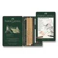 Ołówek grafitowy Faber-Castell 112975 Pitt Monochromatyczny zestaw 12 sztuk