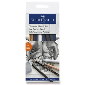 Zestaw do szkicowania węglem drzewnym Faber-Castell Goldfaber 7 elementów