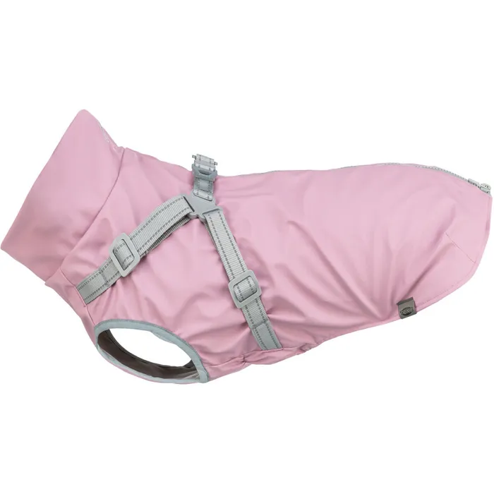 Główne zdjęcie produktu Pláštěnka PONTIS - vesta s postrojem, růžováS: 33cm, hruď: 46-54cm, krk: 37cm