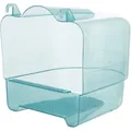 Półokrągła plastikowa łazienka przezroczysta 15x16x17 cm
