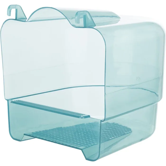 Główne zdjęcie produktu Plastová koupelna půlkruhová transparentní 15x16x17 cm