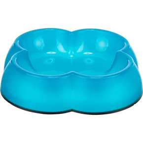 Miska plastikowa czterolistna koniczyna z gumą 0,25 l/14 cm