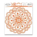 Plastová šablona AladinE - Mandala 15 x 15 cm