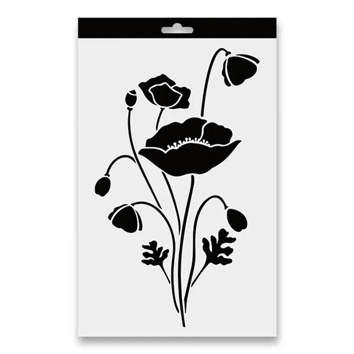 Główne zdjęcie produktu Plastová šablona Aladine - Vlčí mák 20 x 30 cm