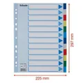 Następne zdjęcie produktu Plastikowe separatory kolorów Esselte, A4, Mix kolorów
